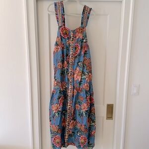 Farm Rio Wonderful Bouquet Maxi Dress